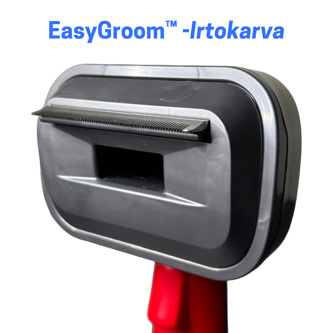 EasyGroom™ - 4 in 1 Imuriin sopiva Irtokarva- Ja Pohjavillaharjasetti, Sotkutonta Lemmikin Harjausta.