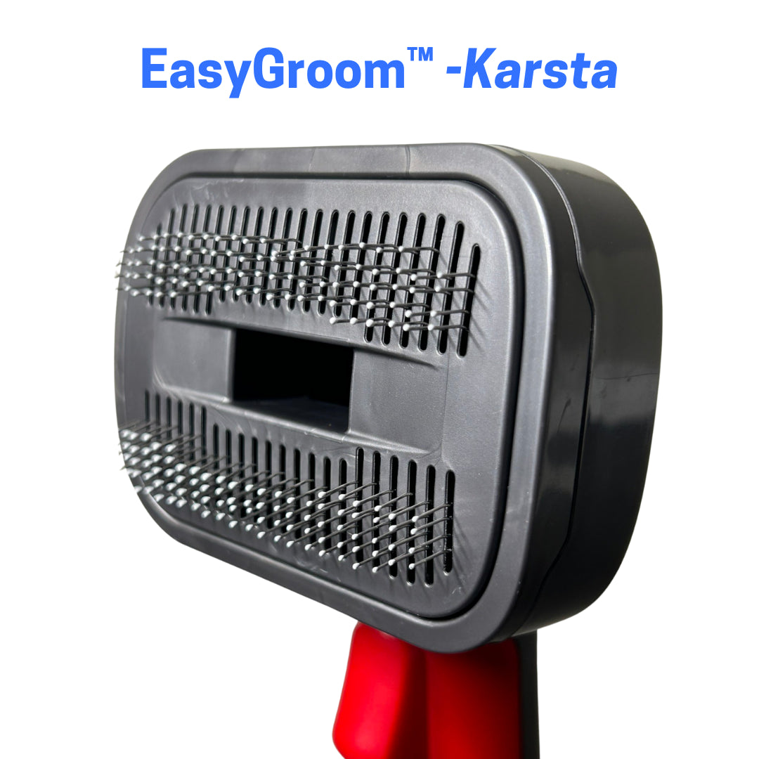 EasyGroom™ - 4 in 1 Imuriin sopiva Irtokarva- Ja Pohjavillaharjasetti, Sotkutonta Lemmikin Harjausta.