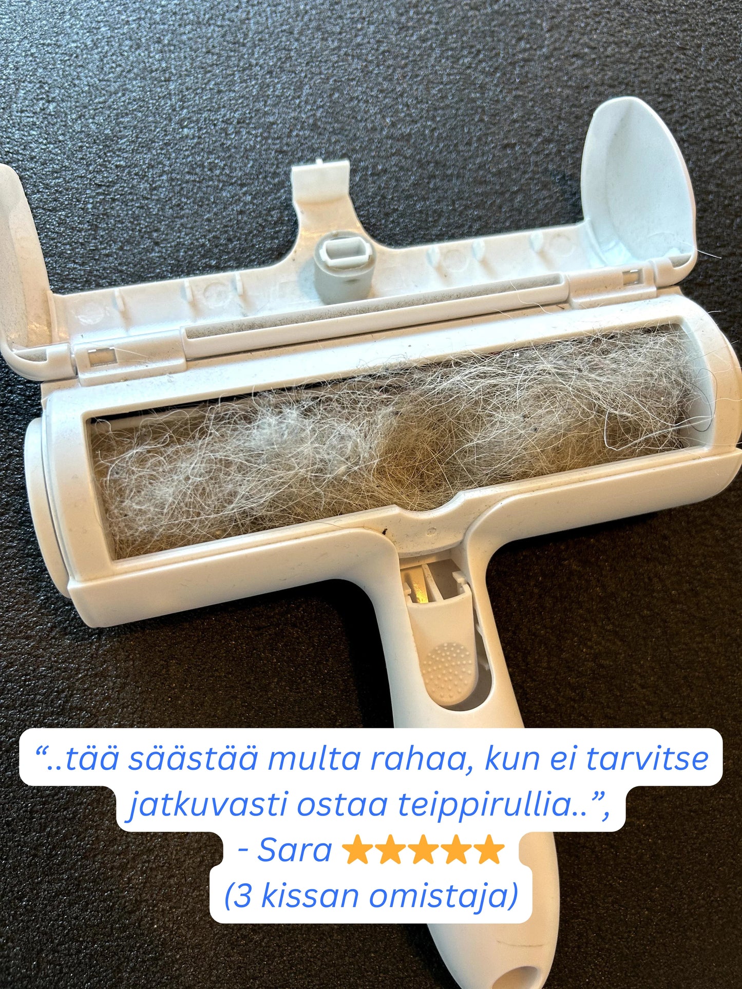 RollaFur PLUS™ Tehokas ja itsepuhdistuva karvanpoistaja