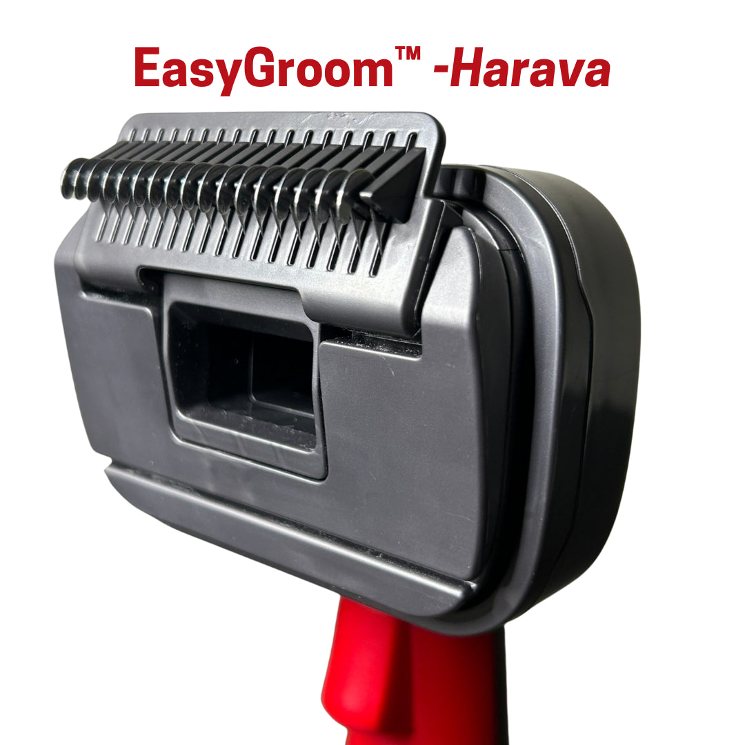 EasyGroom™ - 4 in 1 Imuriin sopiva Irtokarva- Ja Pohjavillaharjasetti, Sotkutonta Lemmikin Harjausta.