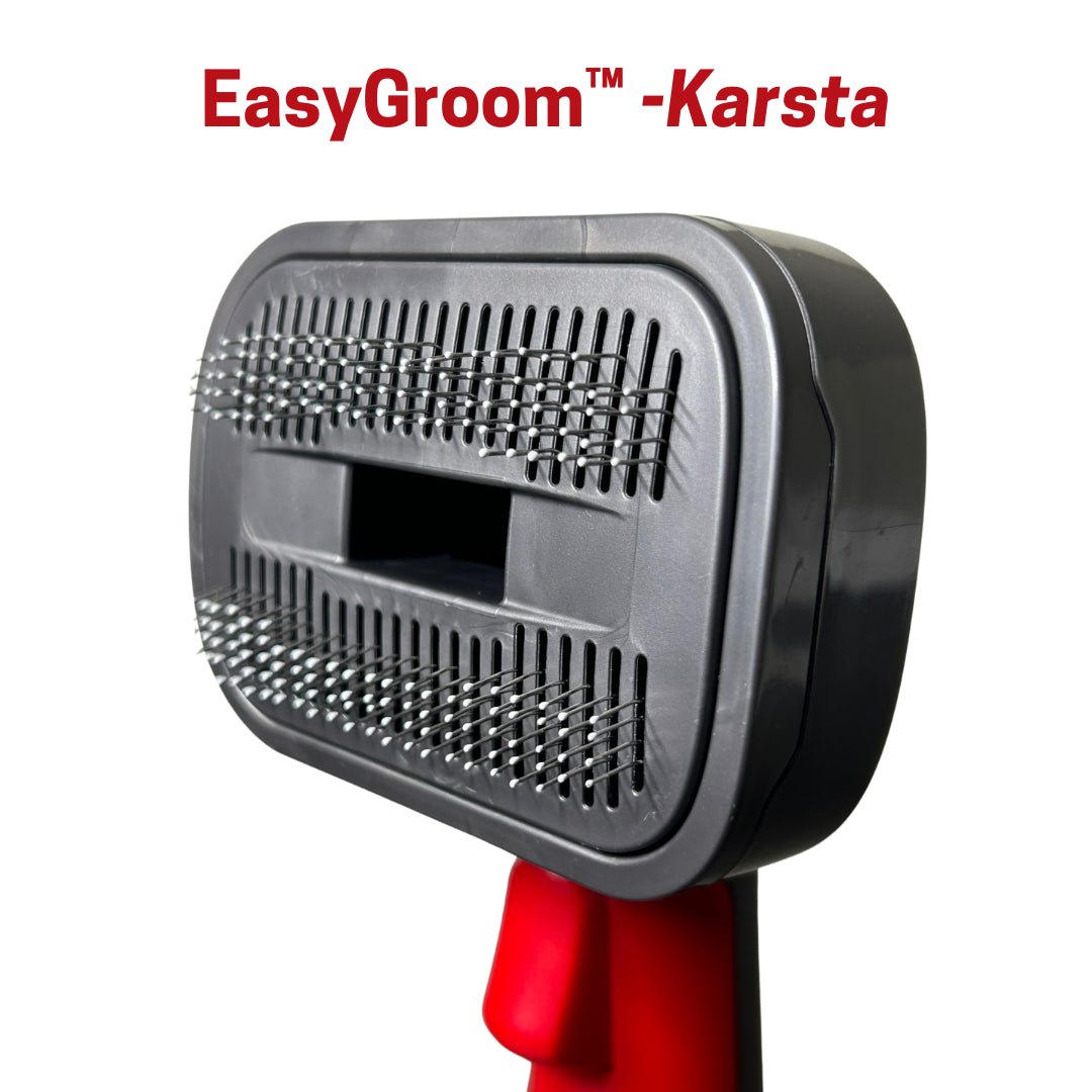 EasyGroom™ - 4 in 1 Imuriin sopiva Irtokarva- Ja Pohjavillaharjasetti, Sotkutonta Lemmikin Harjausta.